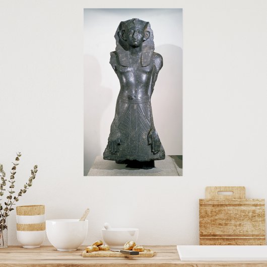 Statue Sesostris III im mittleren Alter Poster (Küche)