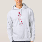 Statue: Sprich das F Wort — rosa Druckhose Hoodie (Vorderseite)