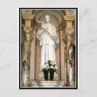 Statue St. Aloysius Gonzaga Postkarte