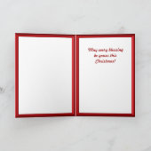 Statue St. Joseph Feiertagskarte (Innenseite)