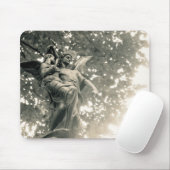 Statue St. Michael, Pere Lachaise Friedhof, Mousepad (Mit Mouse)