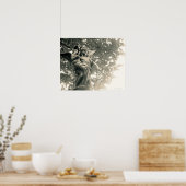 Statue St. Michael, Pere Lachaise Friedhof, Poster (Küche)