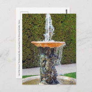 Statue The Marmousets Alley in Versailles Postkarte