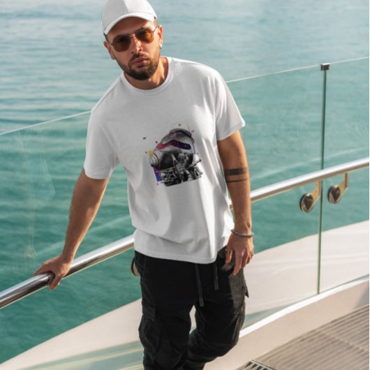 Statue trägt Gewicht T-Shirt