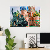 Statue und Basilika Poster (Heimbüro)