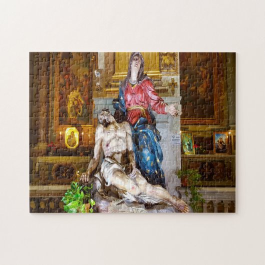 Statue Unserer Lieben Frau . Puzzle (Horizontal)