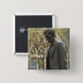 Statue von Abraham Lincoln, Portland, Oregon Button (Vorne & Hinten)