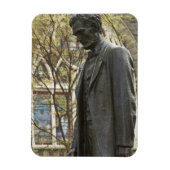 Statue von Abraham Lincoln, Portland, Oregon Magnet (Vertikal)