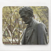 Statue von Abraham Lincoln, Portland, Oregon Mousepad (Vorne)