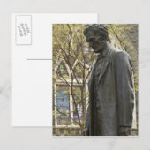Statue von Abraham Lincoln, Portland, Oregon Postkarte (Vorne/Hinten)