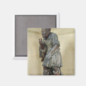 Statue von Aesop Magnet (Vorderseite/Rückseite)