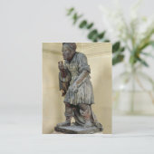 Statue von Aesop Postkarte (Stehend Vorderseite)