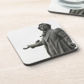 Statue von Alexander Puschkin, Sankt Petersburg Untersetzer (Linke Seite)