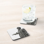 Statue von Alexander Puschkin, Sankt Petersburg Untersetzer (Rechte Seite)