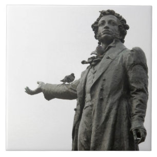 Statue von Alexander Pushkin, Sankt Petersburg Fliese