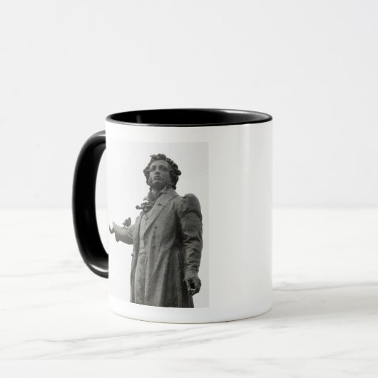 Statue von Alexander Pushkin, Sankt Petersburg Tasse (Vorderseite Links)