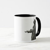 Statue von Alexander Pushkin, Sankt Petersburg Tasse (VorderseiteRechts)