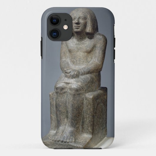 Statue von Ankh, Priester von Horus, frühes Case-Mate iPhone Hülle (Rückseite)