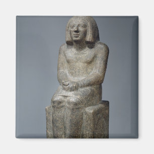 Statue von Ankh, Priester von Horus, frühes Magnet