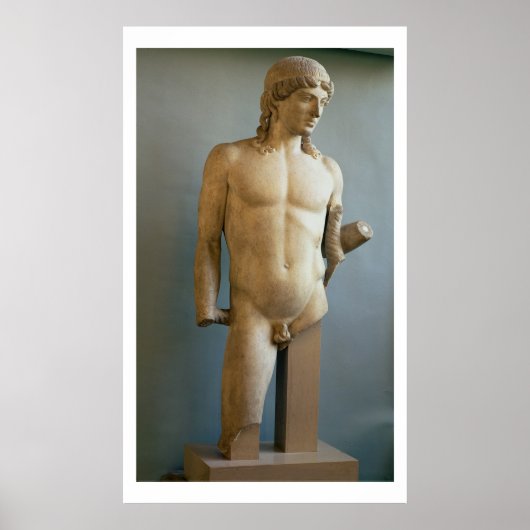 Statue von Apollo, griechisch, c.480-400 v. Chr. ( Poster (Vorne)