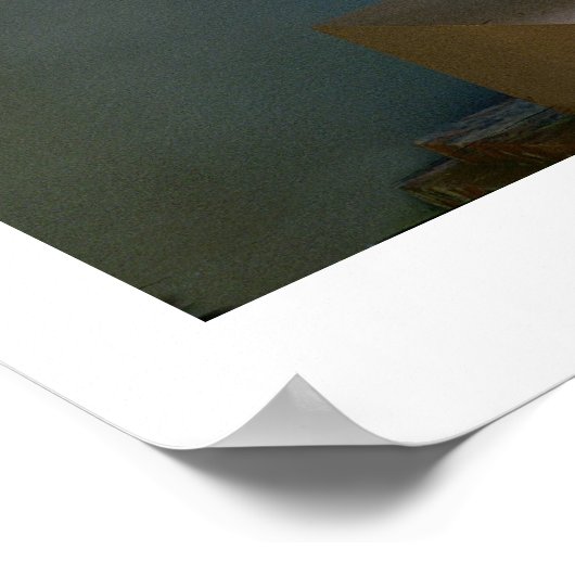 Statue von Apollo, griechisch, c.480-400 v. Chr. ( Poster (Ecke)