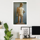 Statue von Apollo, griechisch, c.480-400 v. Chr. ( Poster (Heimbüro)