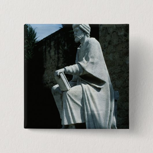 Statue von Averroes Button (Vorderseite)