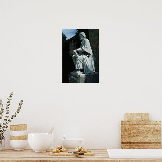 Statue von Averroes Poster (Küche)