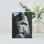 Statue von Averroes Postkarte (Stehend Vorderseite)