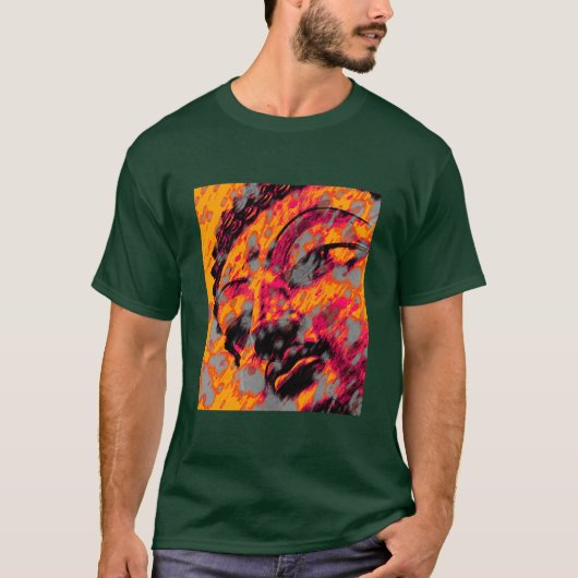 Statue von Buddha T-Shirt (Vorderseite)