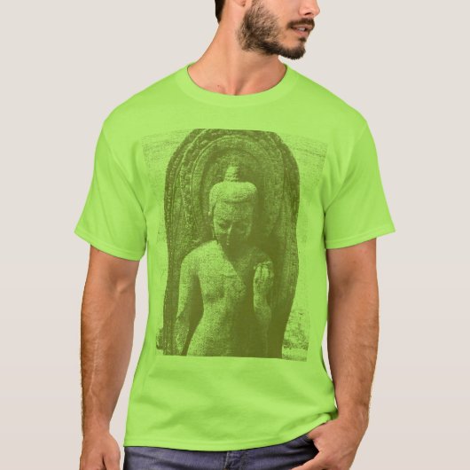Statue von Buddha T-Shirt (Vorderseite)