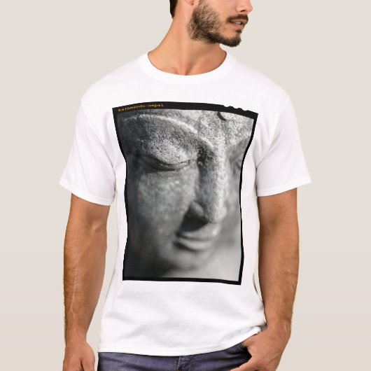 Statue von Buddha T-Shirt (Vorderseite)