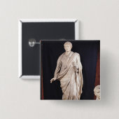 Statue von Caesar Augustus Button (Vorne & Hinten)