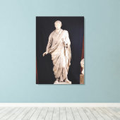Statue von Caesar Augustus Leinwanddruck (Insitu (Holzboden))