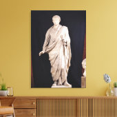 Statue von Caesar Augustus Leinwanddruck (Insitu (Wohnzimmer))