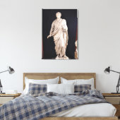 Statue von Caesar Augustus Leinwanddruck (Insitu (Schlafzimmer))