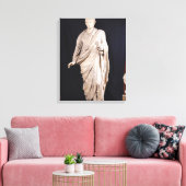 Statue von Caesar Augustus Leinwanddruck (Insitu (Wohnzimmer))