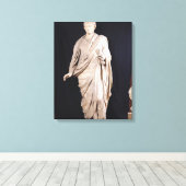 Statue von Caesar Augustus Leinwanddruck (Insitu (Holzboden))