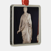 Statue von Caesar Augustus Ornament Aus Metall (Rechts)