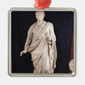 Statue von Caesar Augustus Ornament Aus Metall (Vorne)