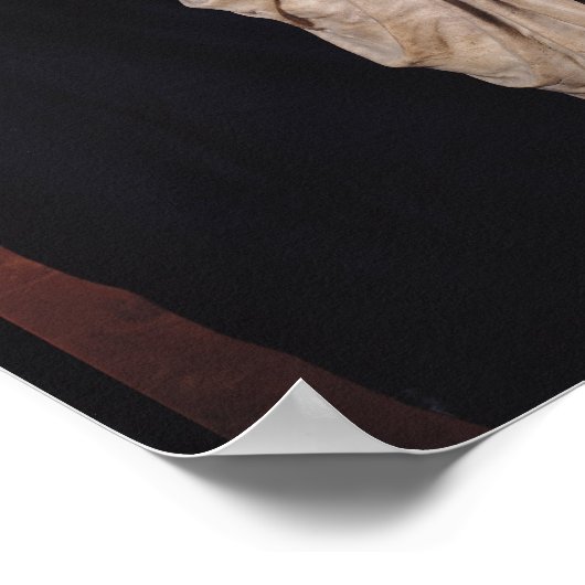 Statue von Caesar Augustus Poster (Ecke)