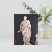 Statue von Caesar Augustus Postkarte (Stehend Vorderseite)