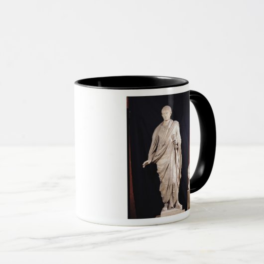 Statue von Caesar Augustus Tasse (VorderseiteRechts)