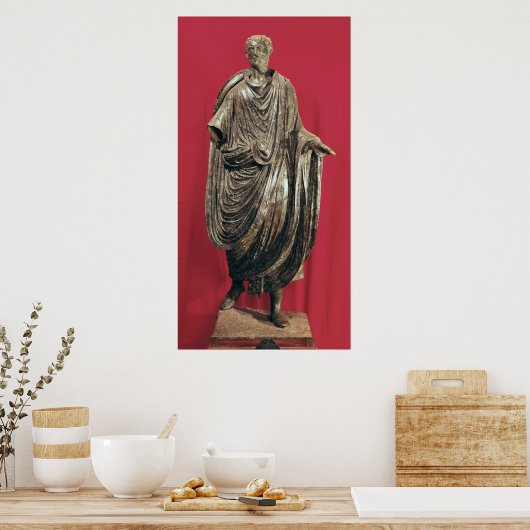 Statue von Caesar Julianus Pacatianus Poster (Küche)