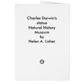 Statue von Charles Darwin (Hinten)