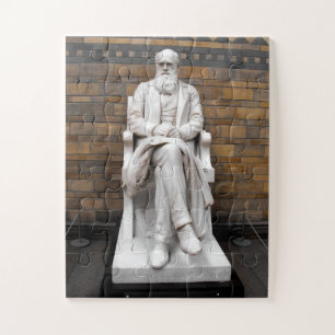 Statue von Charles Darwin Puzzle