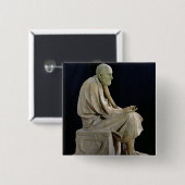Statue von Chrysippus der griechische Philosoph Button (Vorne & Hinten)