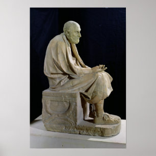 Statue von Chrysippus der griechische Philosoph Poster