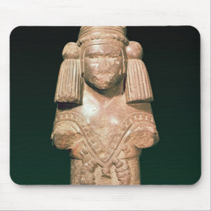 Statue von Coatlicue, von alter Erde und von Mousepad