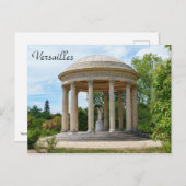 Statue von Cupidon, Tempel der Liebe in Versailles Postkarte (Vorne/Hinten)
